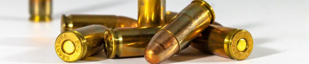 close up picture of bullets